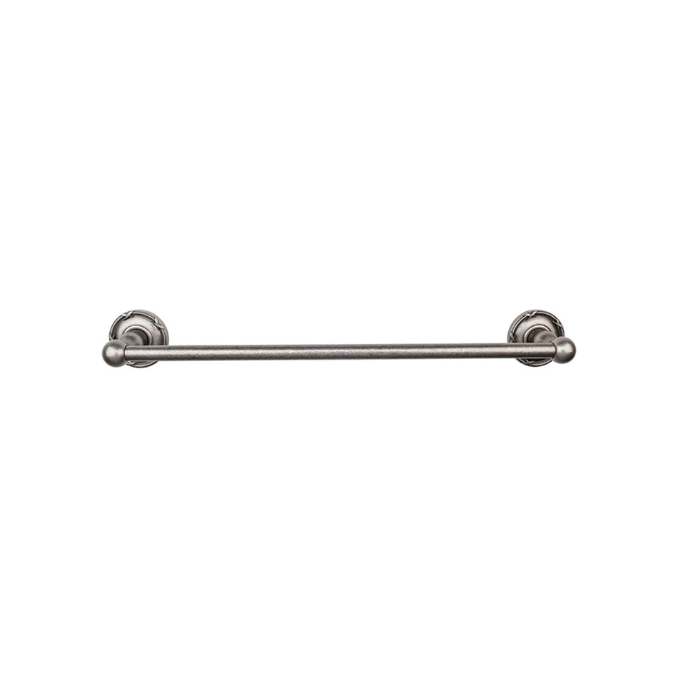 Top Knobs ED8APE: 24" cc Edwardian Bath Single Towel Bar - Antique Pewter