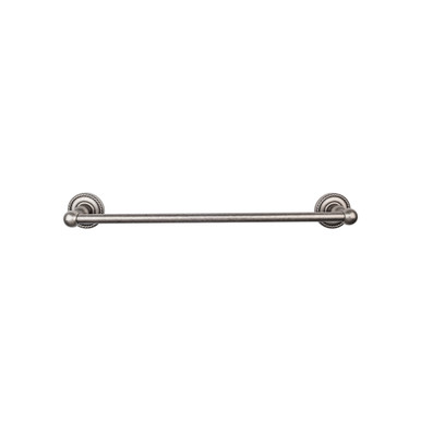 Top Knobs ED8APF: 24" cc Edwardian Bath Single Towel Bar - Antique Pewter