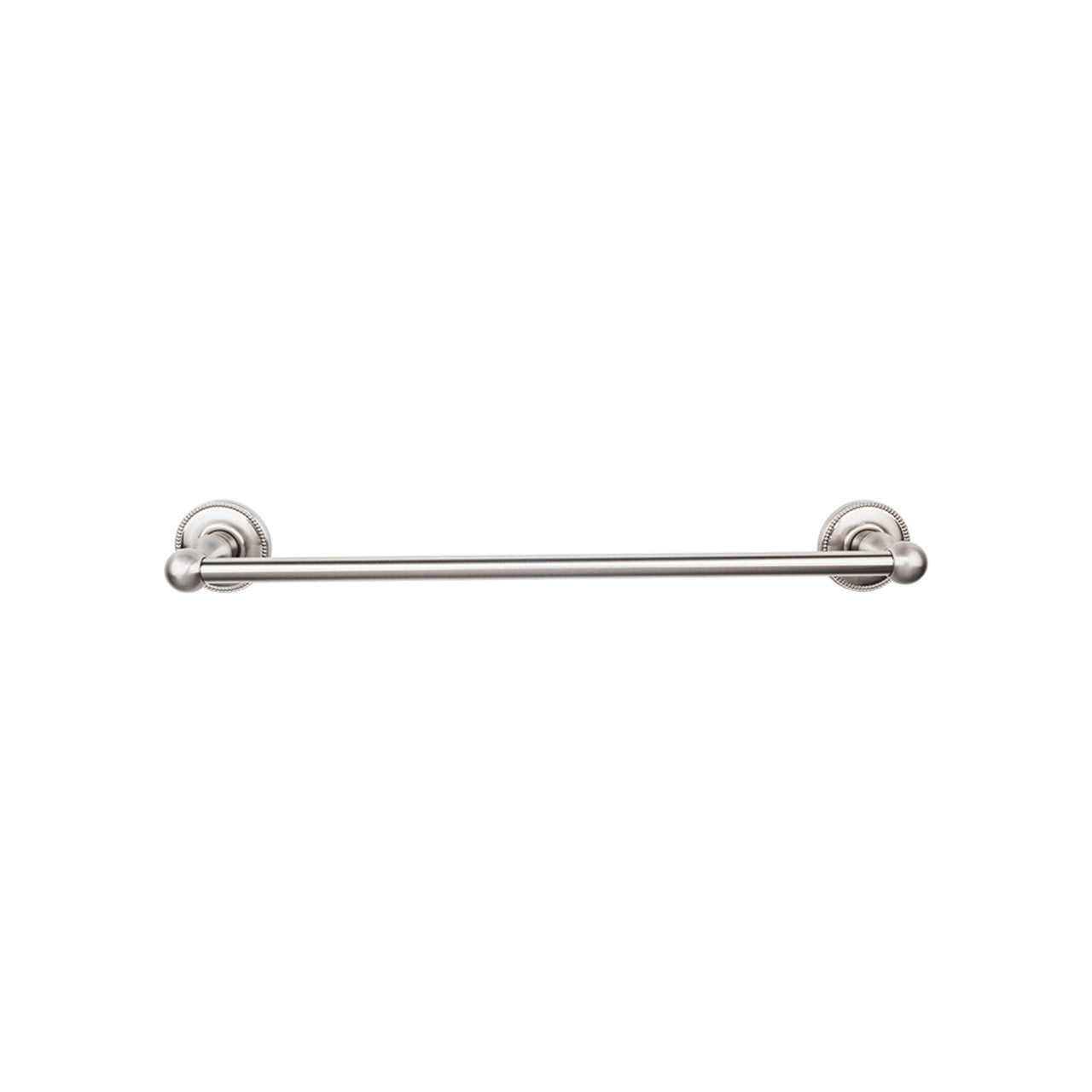 Top Knobs ED8BSNA: 24" cc Edwardian Bath Single Towel Bar - Brushed Satin Nickel