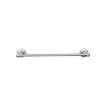 Top Knobs ED8BSNA: 24" cc Edwardian Bath Single Towel Bar - Brushed Satin Nickel