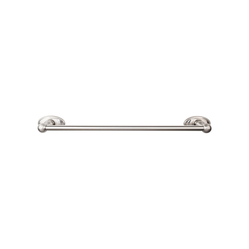 Top Knobs ED8BSNC: 24" cc Edwardian Bath Single Towel Bar - Brushed Satin Nickel