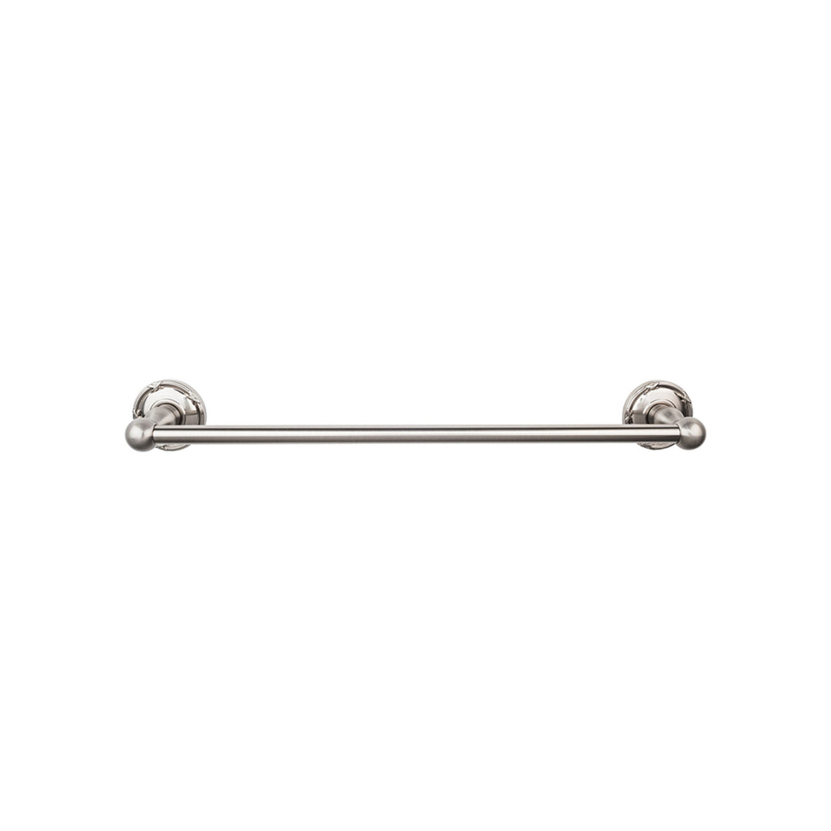 Top Knobs ED8BSNE: 24" cc Edwardian Bath Single Towel Bar - Brushed Satin Nickel