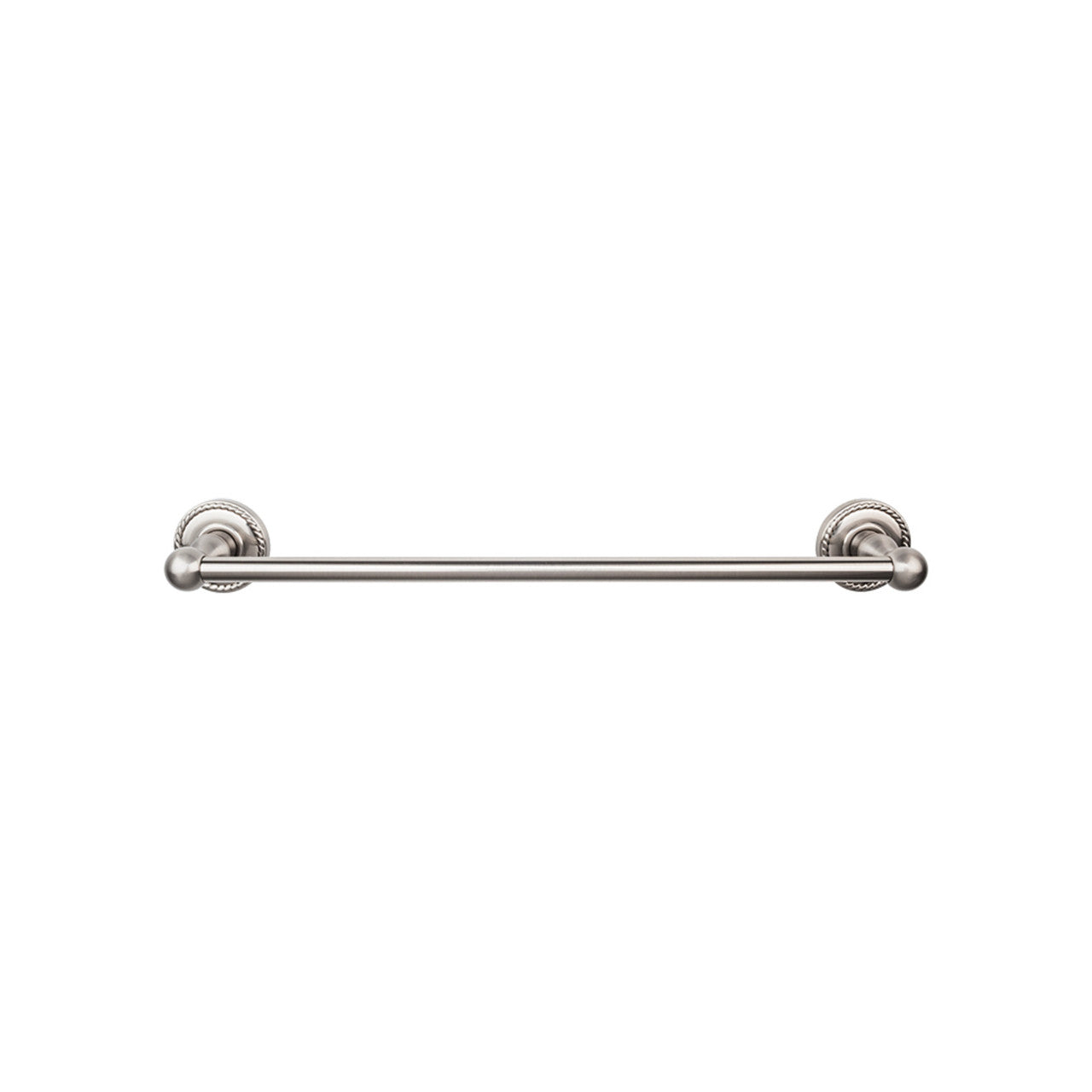 Top Knobs ED8BSNF: 24" cc Edwardian Bath Single Towel Bar - Brushed Satin Nickel