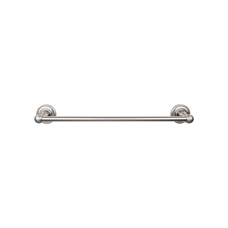 Top Knobs ED8BSNF: 24" cc Edwardian Bath Single Towel Bar - Brushed Satin Nickel