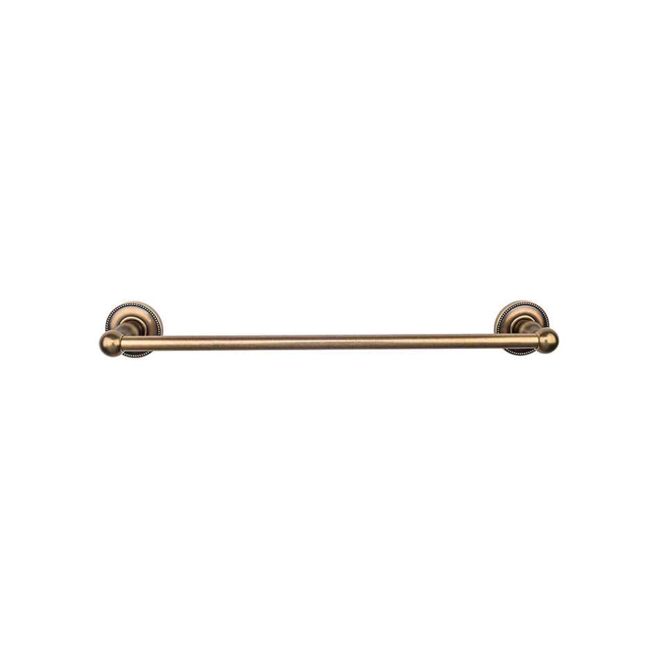 Top Knobs ED8GBZA: 24" cc Edwardian Bath Single Towel Bar - German Bronze