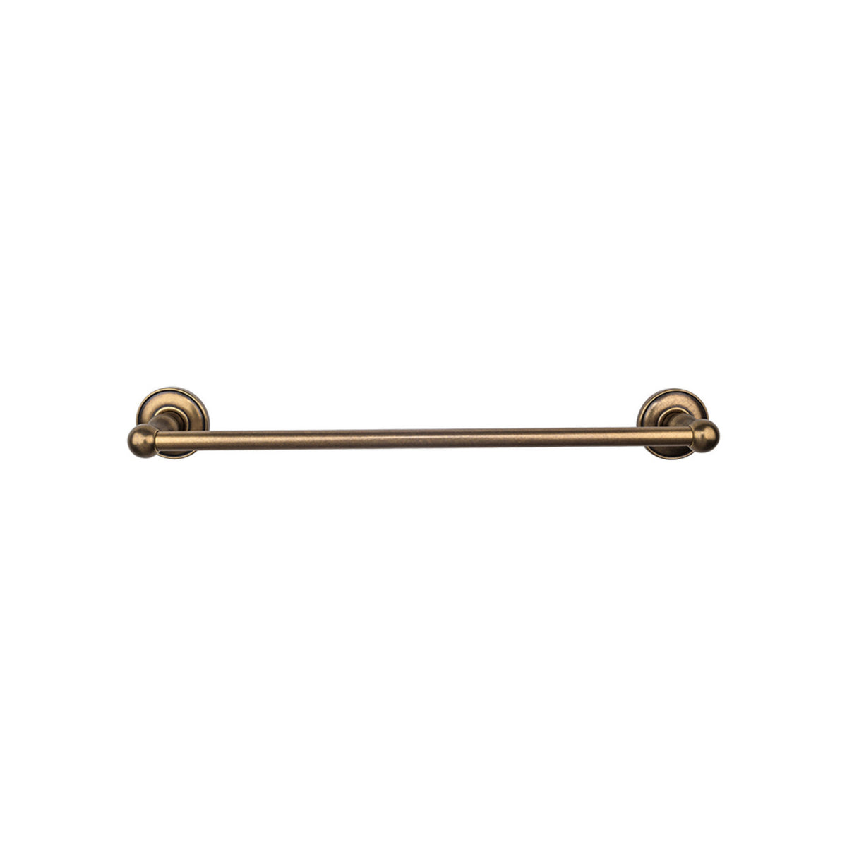 Top Knobs ED8GBZD: 24" cc Edwardian Bath Single Towel Bar - German Bronze