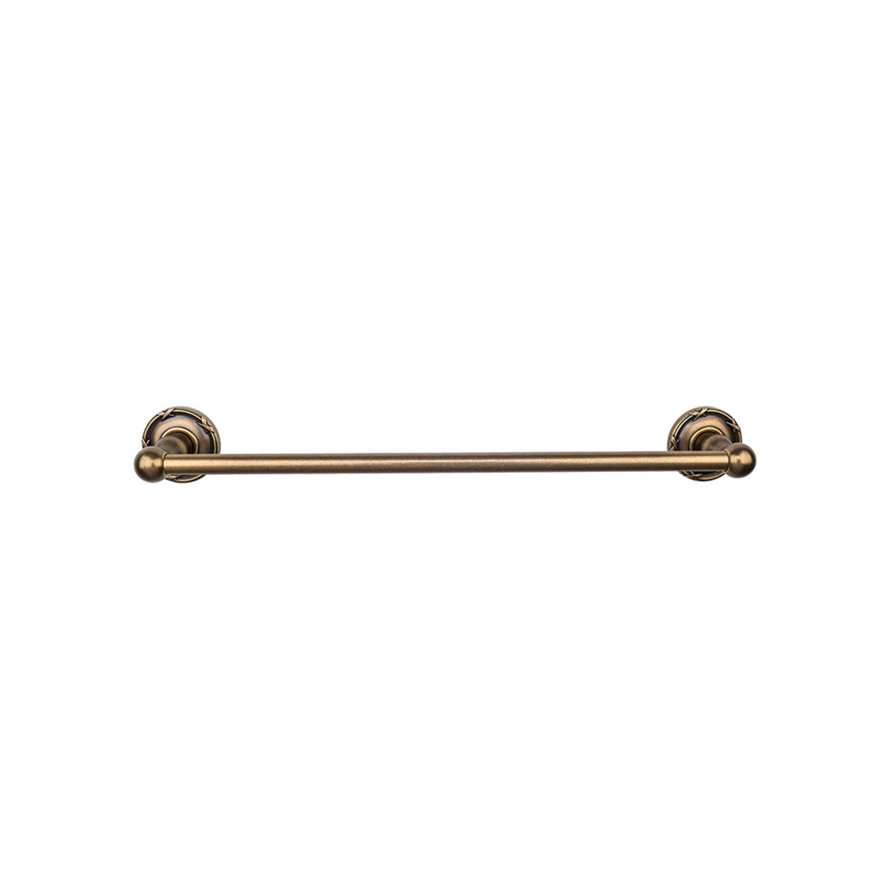 Top Knobs ED8GBZE: 24" cc Edwardian Bath Single Towel Bar - German Bronze