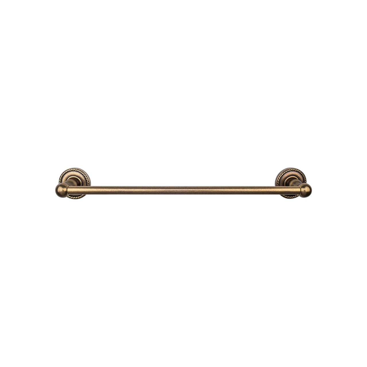 Top Knobs ED8GBZF: 24" cc Edwardian Bath Single Towel Bar - German Bronze
