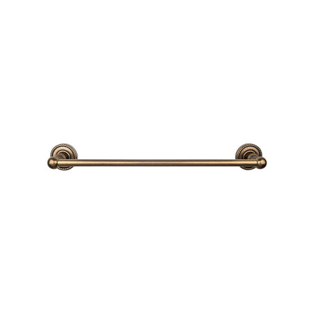 Top Knobs ED8GBZF: 24" cc Edwardian Bath Single Towel Bar - German Bronze