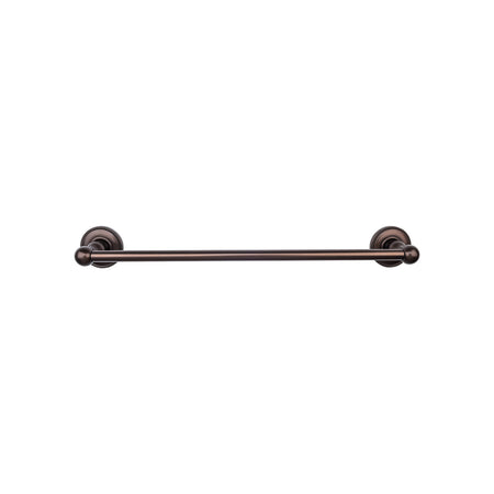 Top Knobs ED8ORBA: 24" cc Edwardian Bath Single Towel Bar - Oil Rubbed Bronze