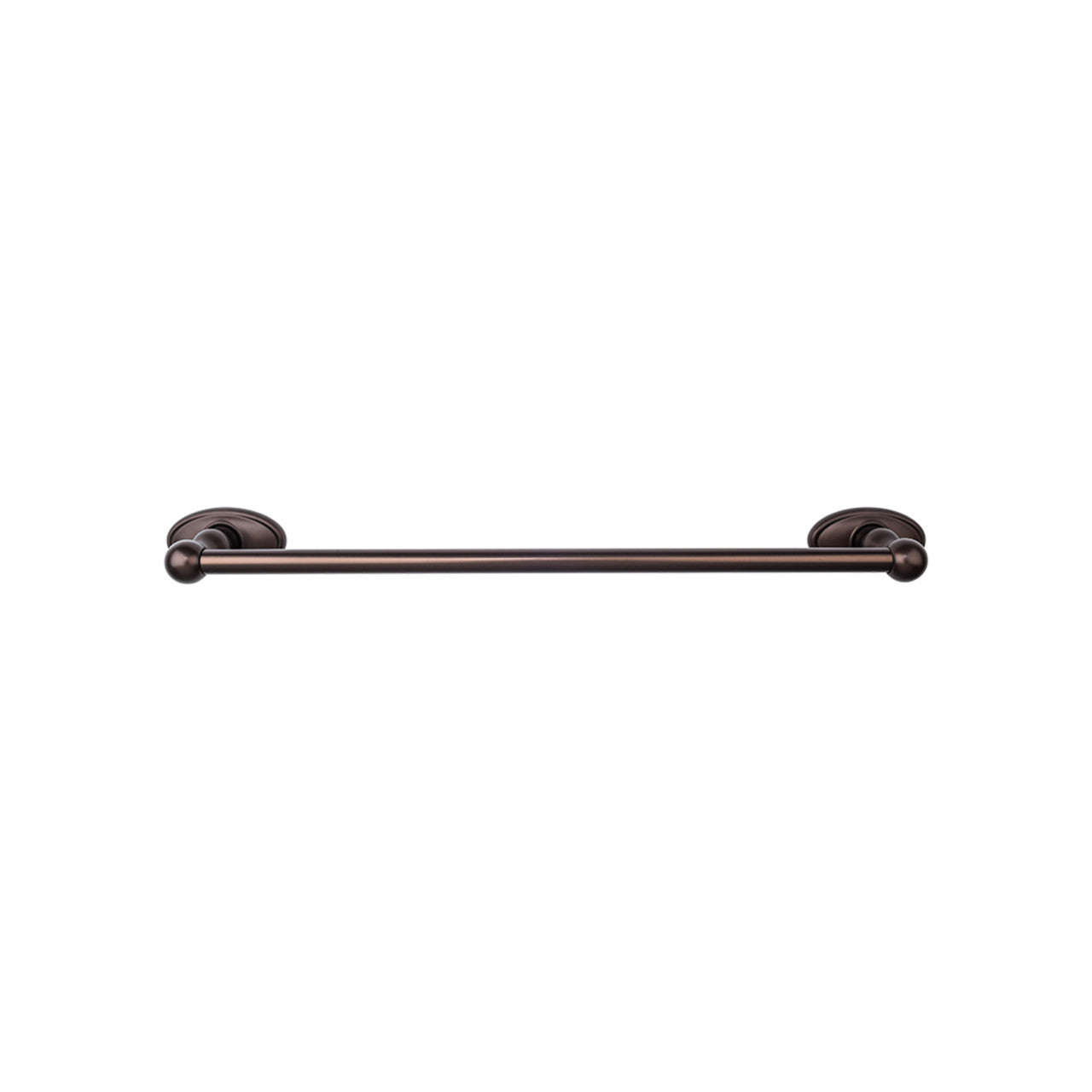 Top Knobs ED8ORBC: 24" cc Edwardian Bath Single Towel Bar - Oil Rubbed Bronze