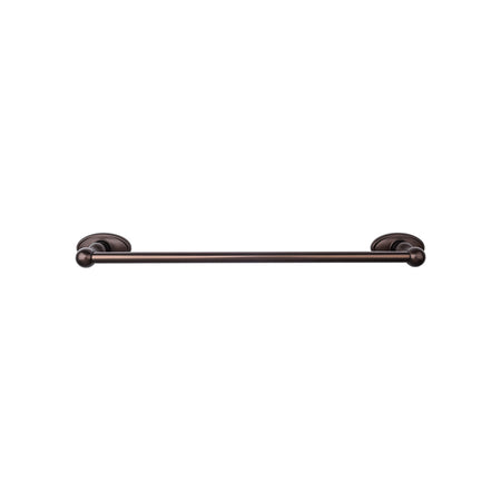 Top Knobs ED8ORBC: 24" cc Edwardian Bath Single Towel Bar - Oil Rubbed Bronze