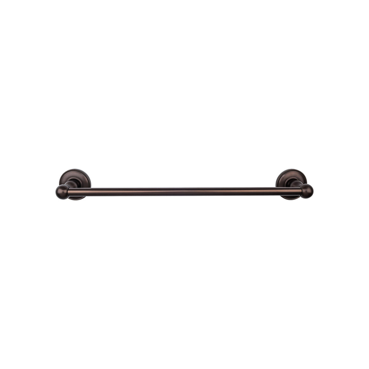 Top Knobs ED8ORBD: 24" cc Edwardian Bath Single Towel Bar - Oil Rubbed Bronze