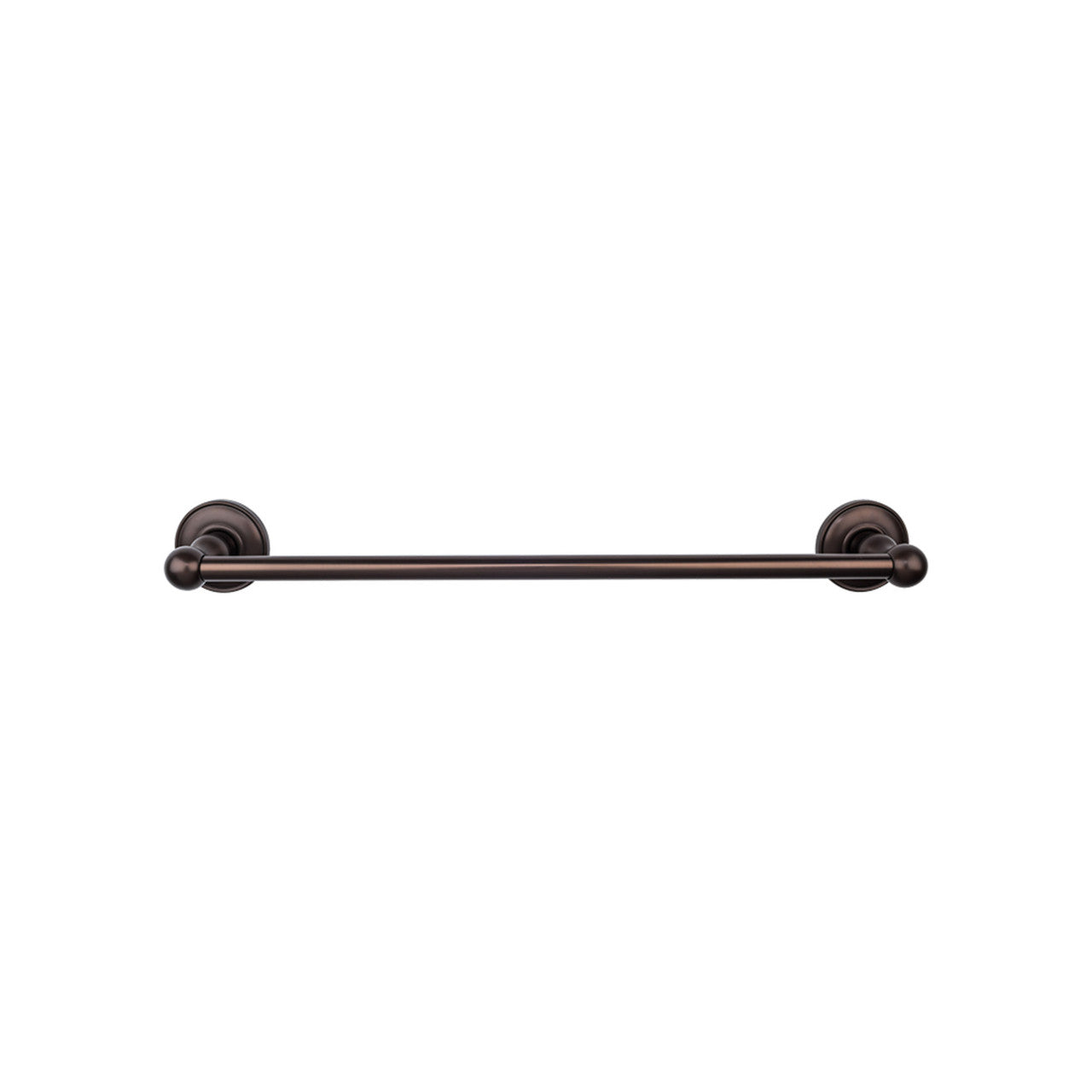 Top Knobs ED8ORBD: 24" cc Edwardian Bath Single Towel Bar - Oil Rubbed Bronze