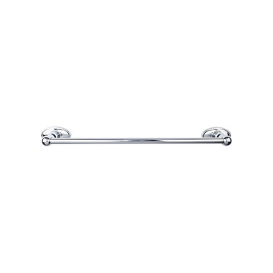 Top Knobs ED8PCC: 24" cc Edwardian Bath Single Towel Bar - Polished Chrome