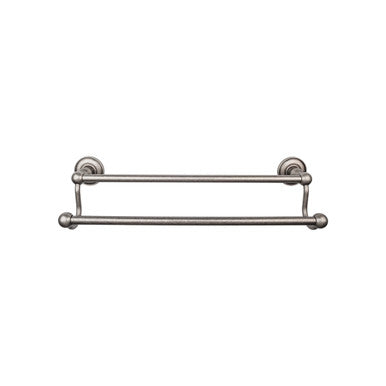 Top Knobs ED9APD: 24" cc Edwardian Bath Double Towel Bar - Antique Pewter