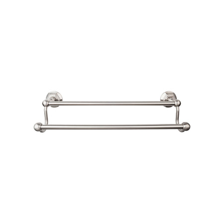 Top Knobs ED9BSNB: 24" cc Edwardian Bath Double Towel Bar - Brushed Satin Nickel