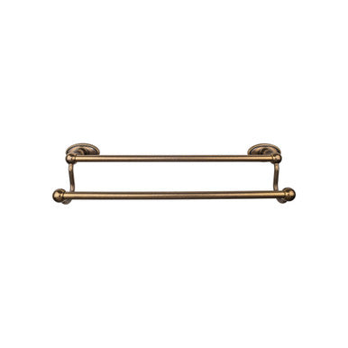 Top Knobs ED9GBZC: 24" cc Edwardian Bath Double Towel Bar - German Bronze