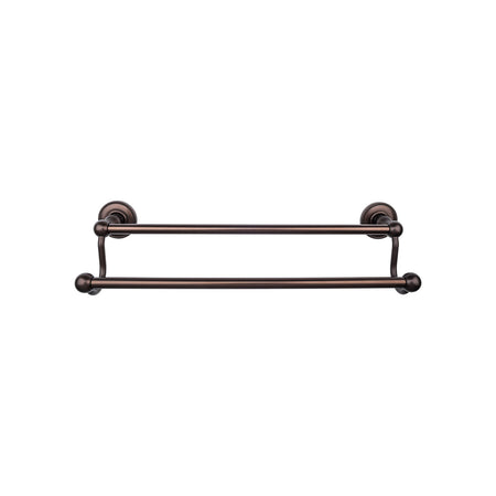 Top Knobs ED9ORBA: 24" cc Edwardian Bath Double Towel Bar - Oil Rubbed Bronze