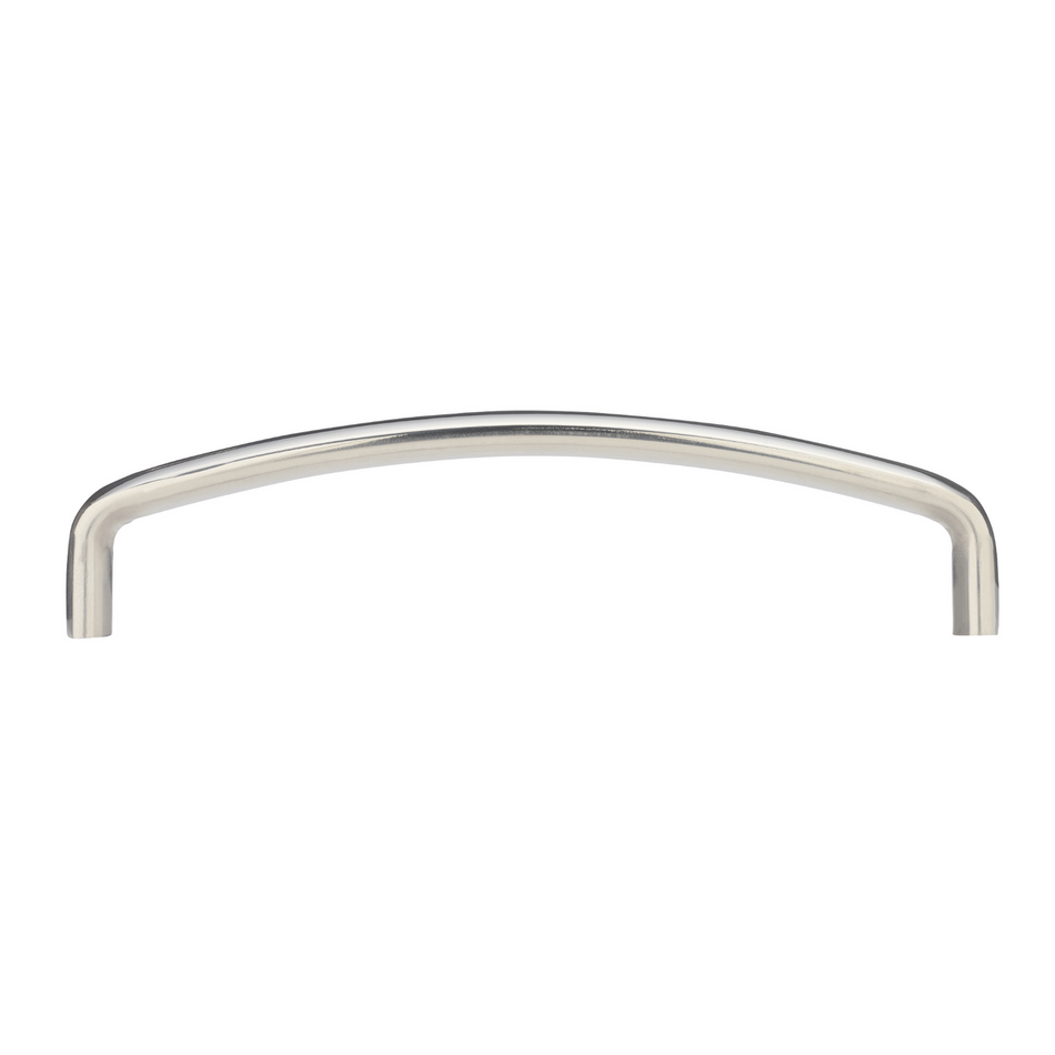 Sugatsune EK-R650-M: 5" cc Arched Bar Cabinet Handle - Mirror Stainless Steel