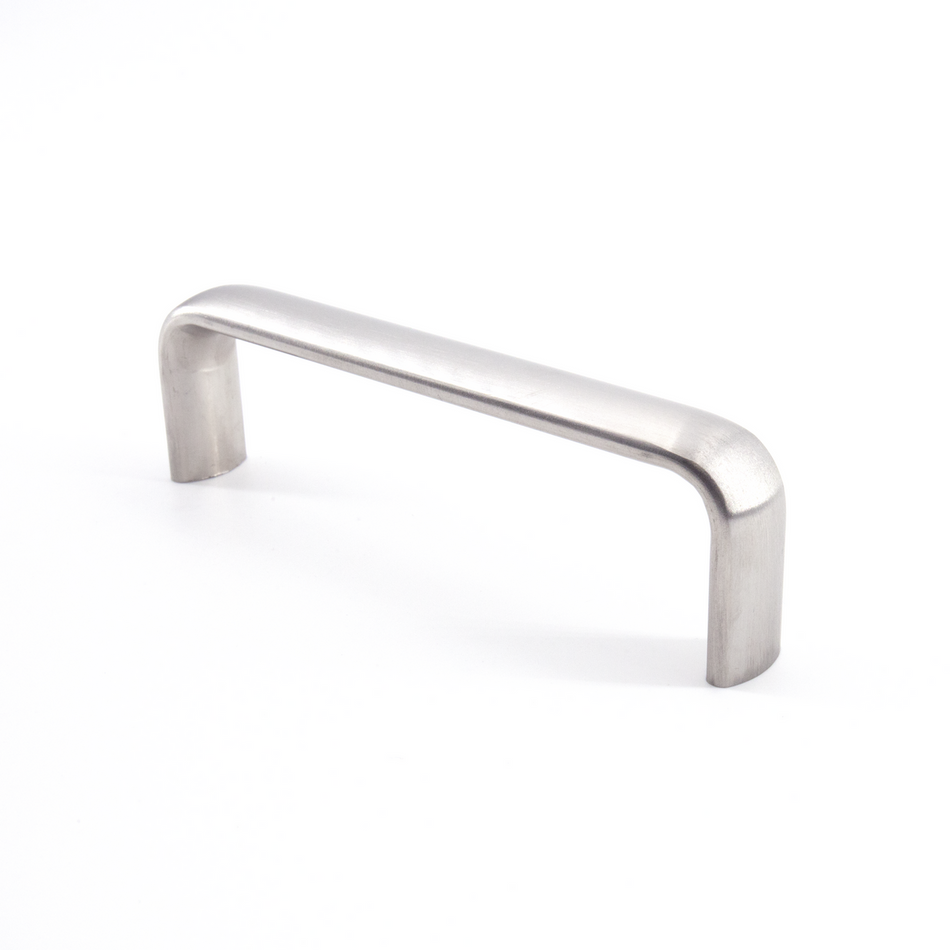 Sugatsune EK-S640-S: 4" cc Straight Bar Cabinet Handle - Satin Stainless Steel