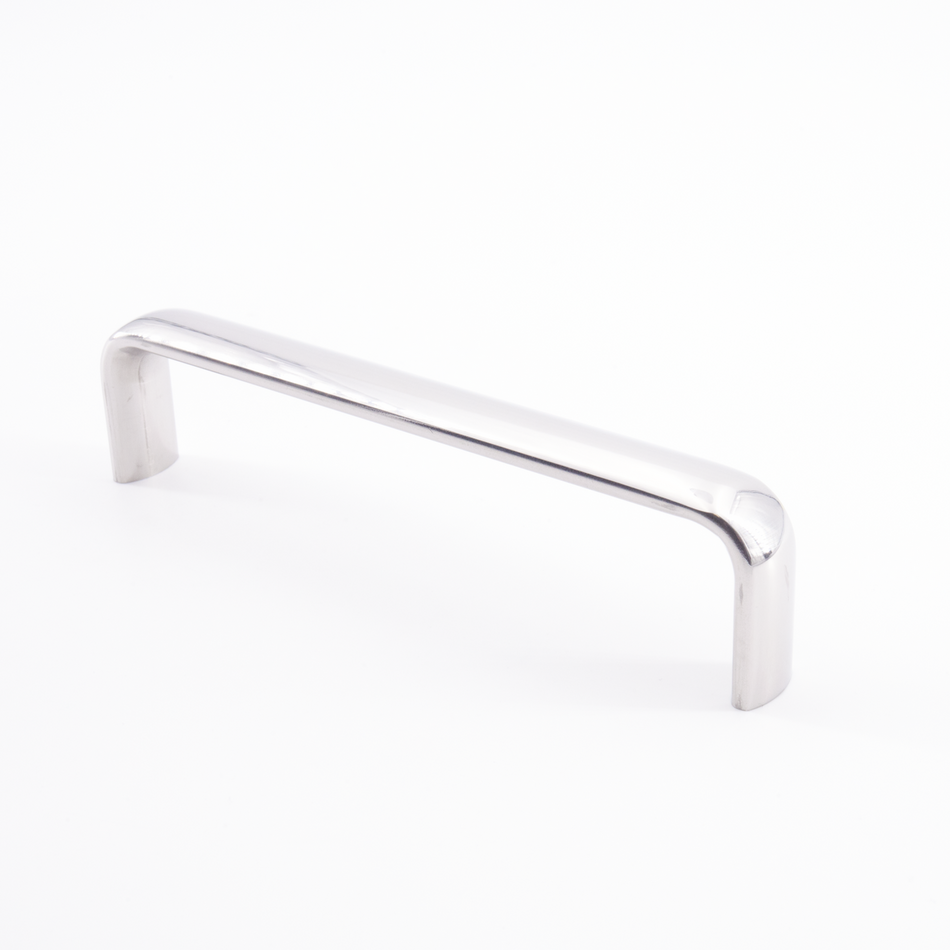 Sugatsune EK-S650-M: 5" cc Straight Bar Cabinet Handle - Mirror Stainless Steel