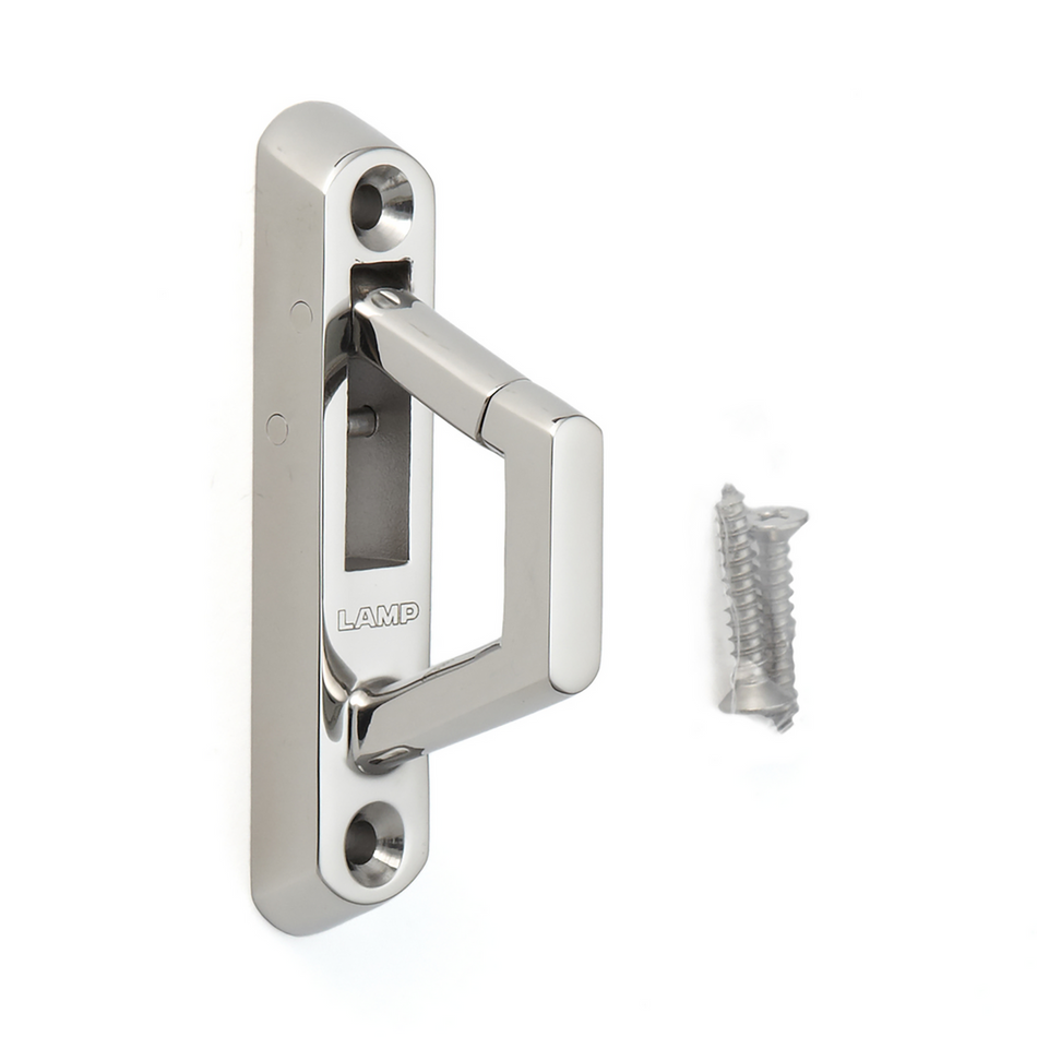 Sugatsune EN-K84: 84mm Latch Wall Hook - Polished Stainless Steel