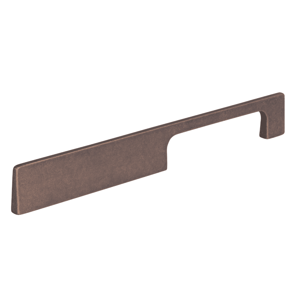 Sugatsune ES-Z002-224-AC: 224mm cc Offset Bar ESOR Cabinet Pull - Matte Antique Copper