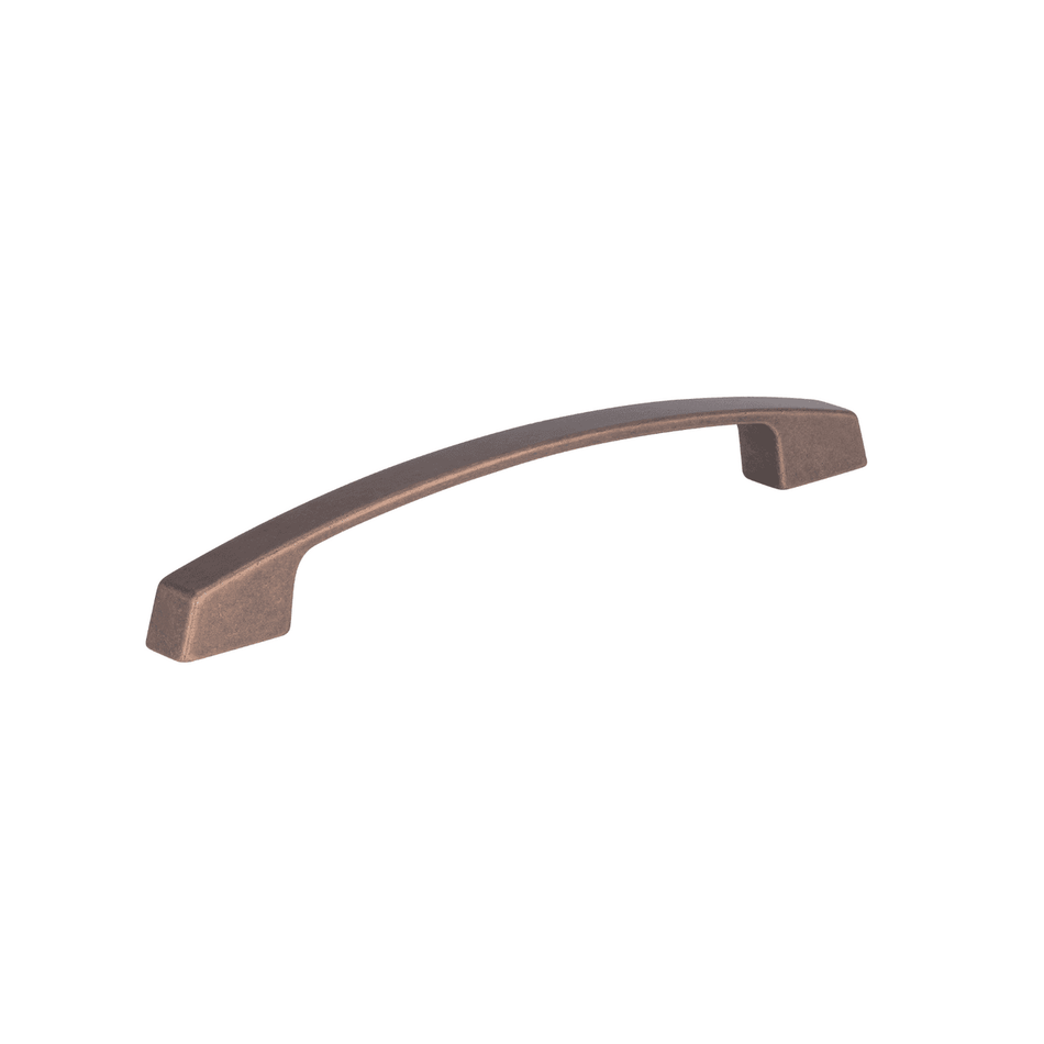 Sugatsune ES-Z004-160-AC: 160mm cc ESOR Arch Bar Cabinet Pull - Matte Antique Copper