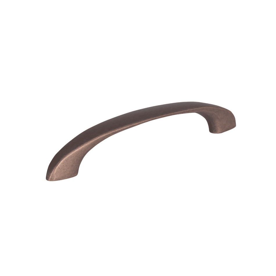 Sugatsune ES-Z008-128-AC: 128mm cc ESOR Arch Bar Cabinet Pull - Matte Antique Copper