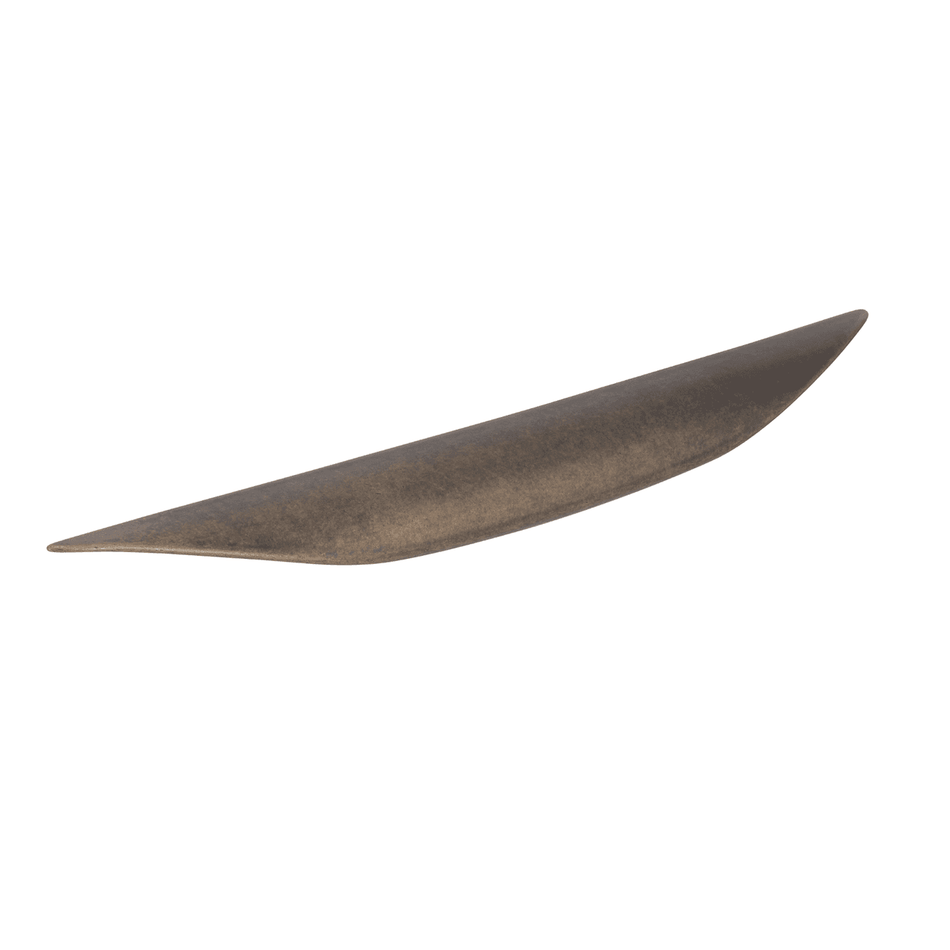 Sugatsune ES-Z401-128-AB: 128mm cc ESOR Edge Cabinet Pull - Matte Antique Brass