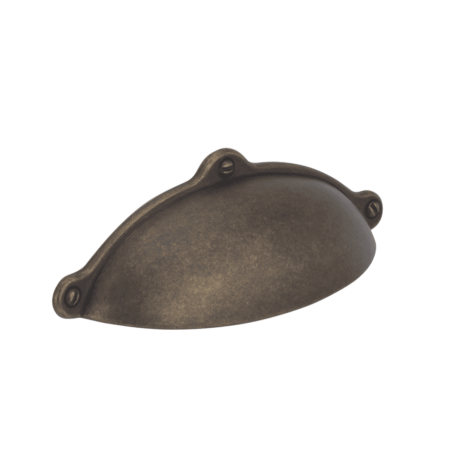 Sugatsune ES-Z405-64-AB: 64mm cc ESOR Bin Cabinet Pull - Matte Antique Brass