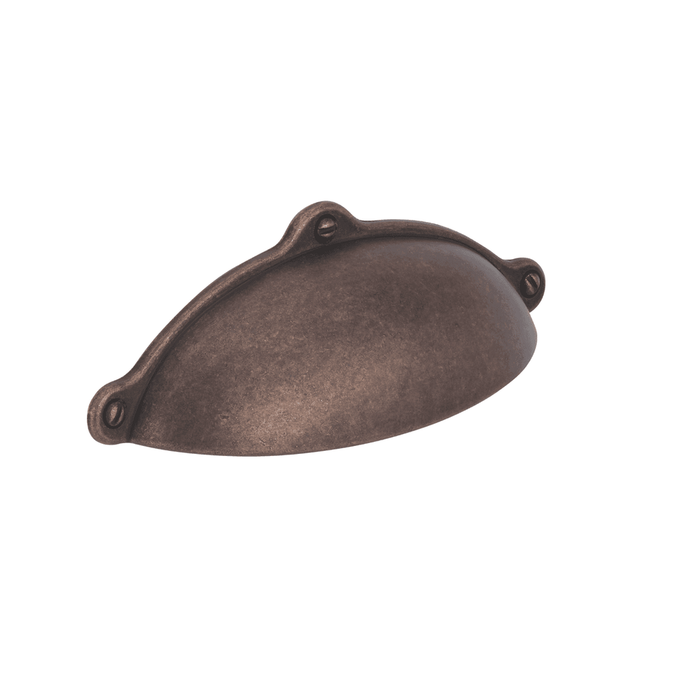 Sugatsune ES-Z405-64-AC: 64mm cc ESOR Bin Cabinet Pull - Matte Antique Copper