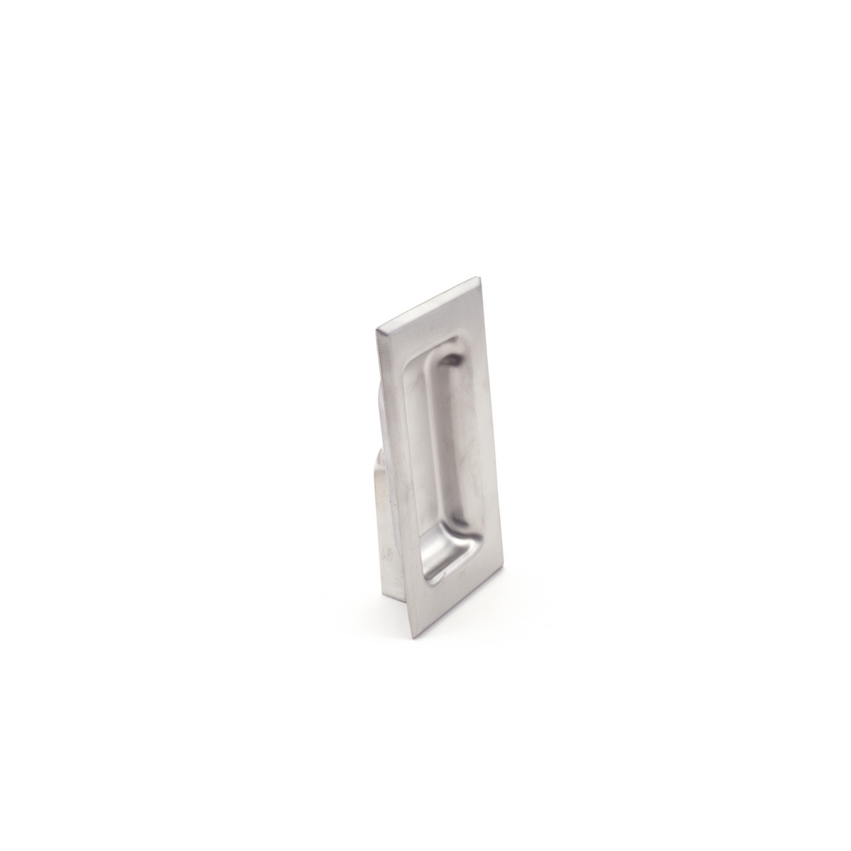 Sugatsune ES-611-ET: 4" cc Rectangular Flush Cabinet Pull - Satin Stainless Steel