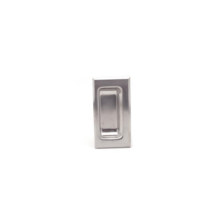 Sugatsune ES-611-ET: 4" cc Rectangular Flush Cabinet Pull - Satin Stainless Steel