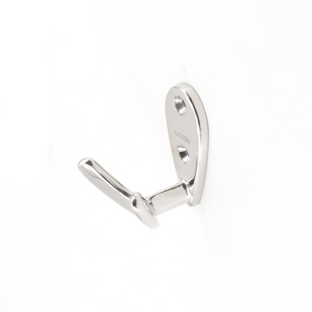 Sugatsune EU-50: 2" Forked Wall Hook - Mirror Stainless Steel