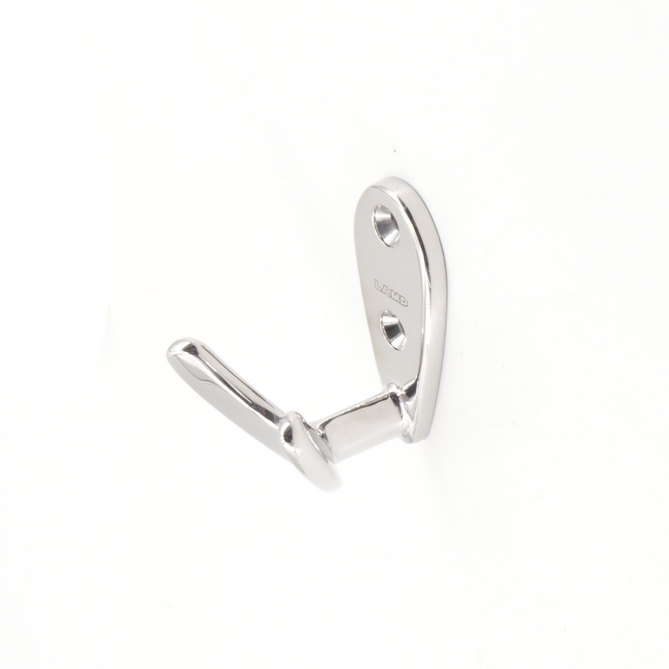 Sugatsune EU-50: 2" Forked Wall Hook - Mirror Stainless Steel