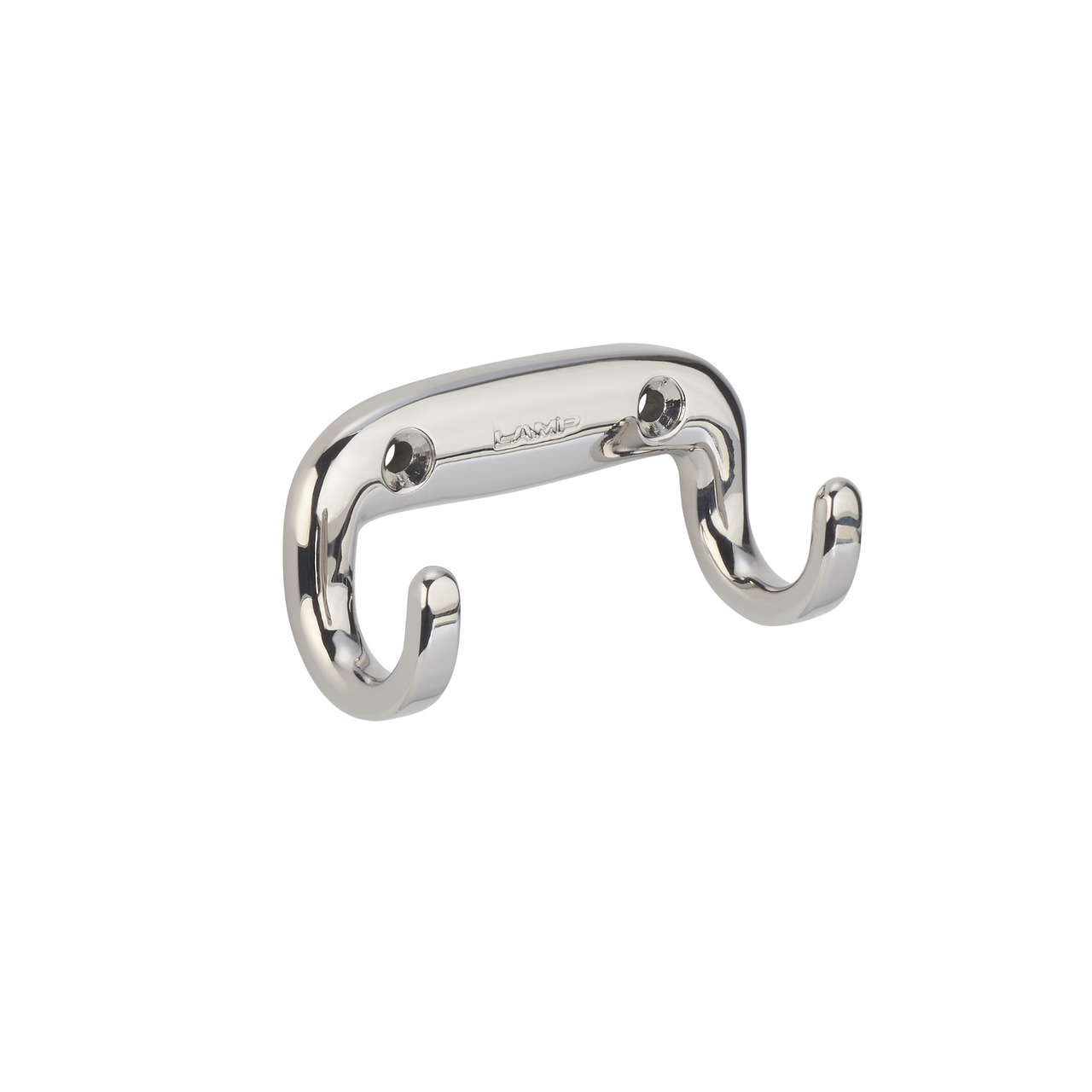 Sugatsune EW-65E: 65mm Horizontal Double Wall Hook - Mirror Stainless Steel