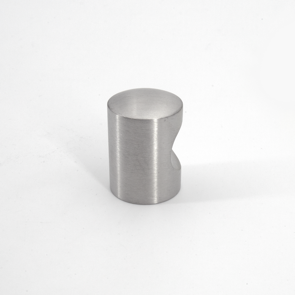 Sugatsune EY-301-20: 20mm Cylinder Cabinet Knob - Satin Stainless Steel