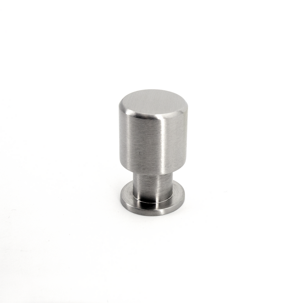Sugatsune EY-326-20: 20mm Cylinder Cabinet Knob - Satin Stainless Steel