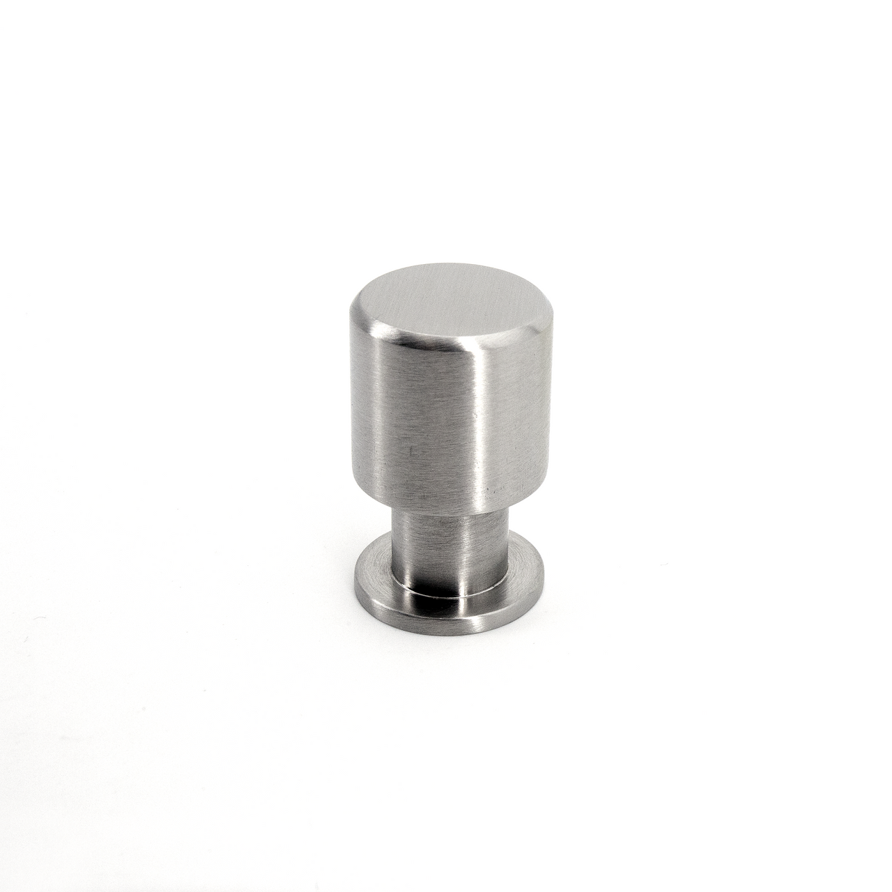 Sugatsune EY-326-20: 20mm Cylinder Cabinet Knob - Satin Stainless Steel