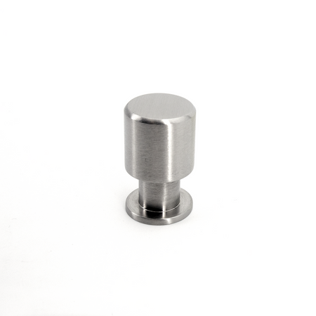 Sugatsune EY-326-20: 20mm Cylinder Cabinet Knob - Satin Stainless Steel