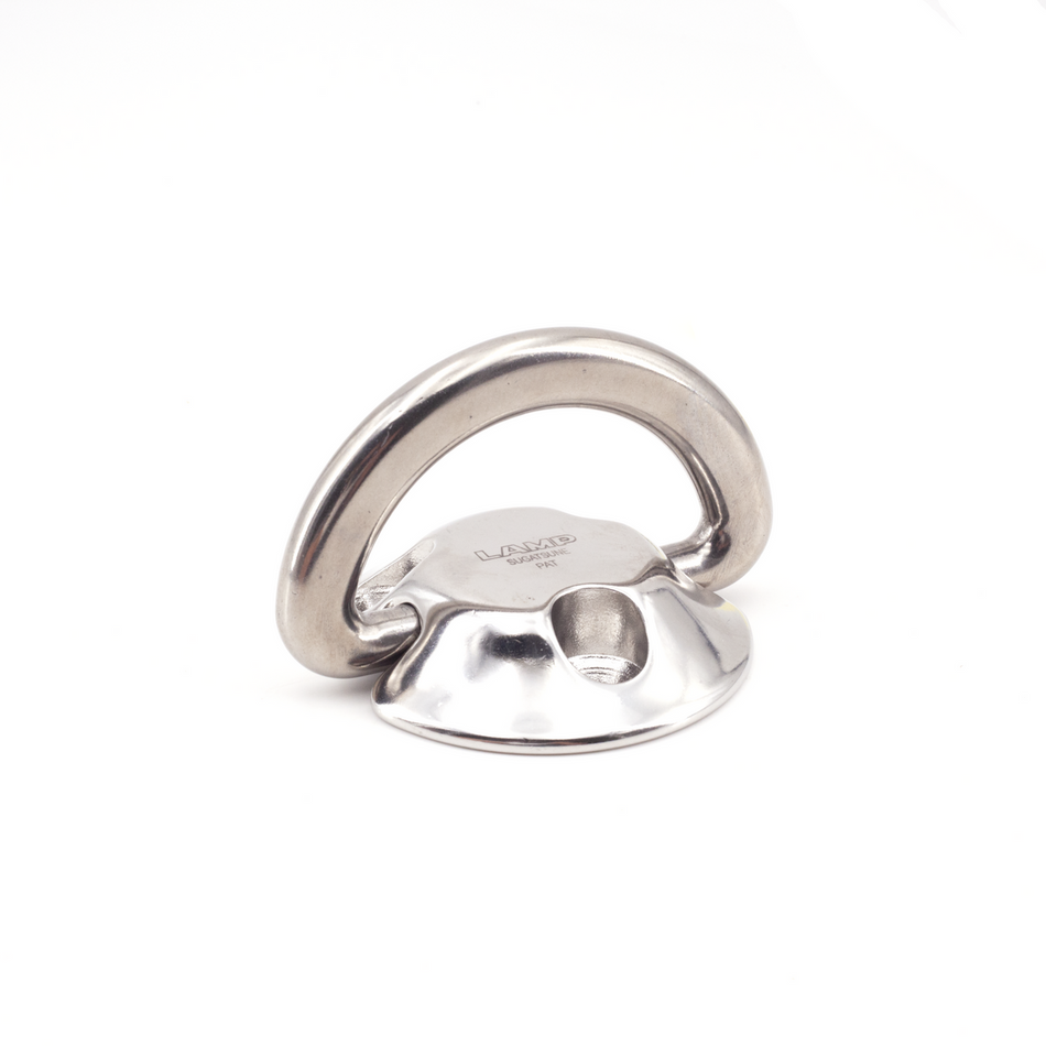 Sugatsune EY-R80: 3-1/2" Heavy-Duty Folding Pad Eye - Stainless Steel