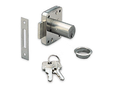 Sugatsune 3320-30-SN: 30mm Cylinder Cabinet Lock - Satin Nickel