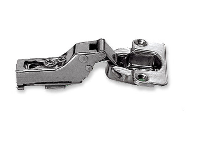 Sugatsune 304B-C46/9: 9mm Overlay Self-Closing Concealed Cabinet Hinge - Polished Stainless Steel
