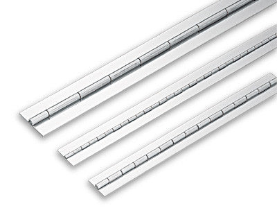 Sugatsune LSN8-32-1000: 32mm x 1000mm Weld-On Piano Hinge - Satin Stainless Steel