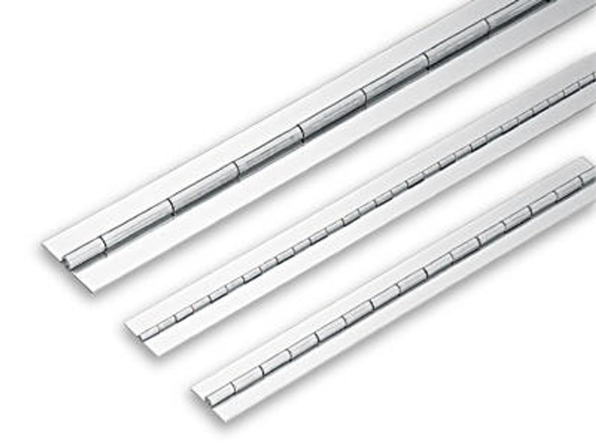 Sugatsune LSN15-38-600C: 38mm x 600mm Weld-On Piano Hinge - Satin Stainless Steel