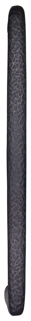 Hawk Hill F090CC: 8" Hammered Appliance Pull - Charcoal