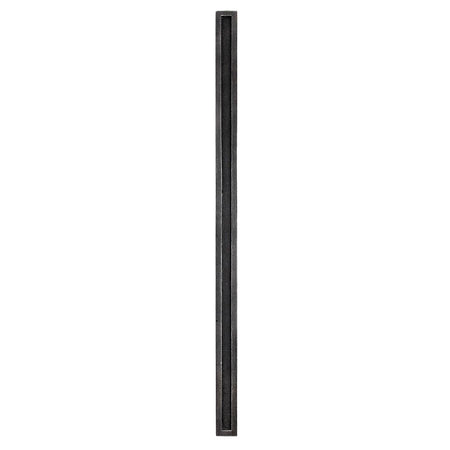 Hawk Hill F202BI: 18" Border Appliance Pull - Black Iron