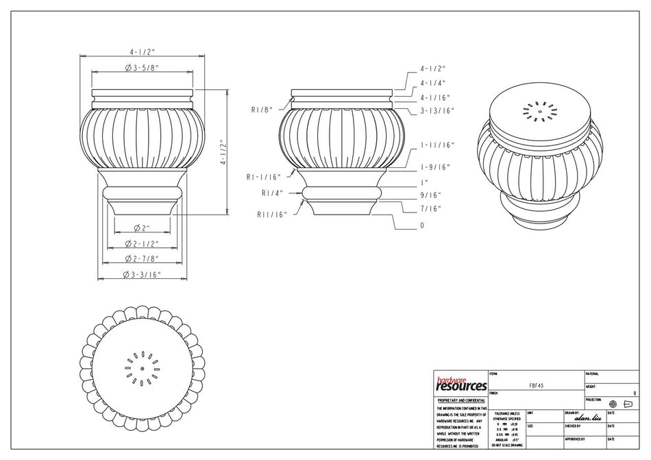 Specification Drawing